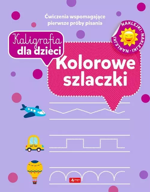 Kaligrafia dla dzieci. Kolorowe szlaczki - Książki