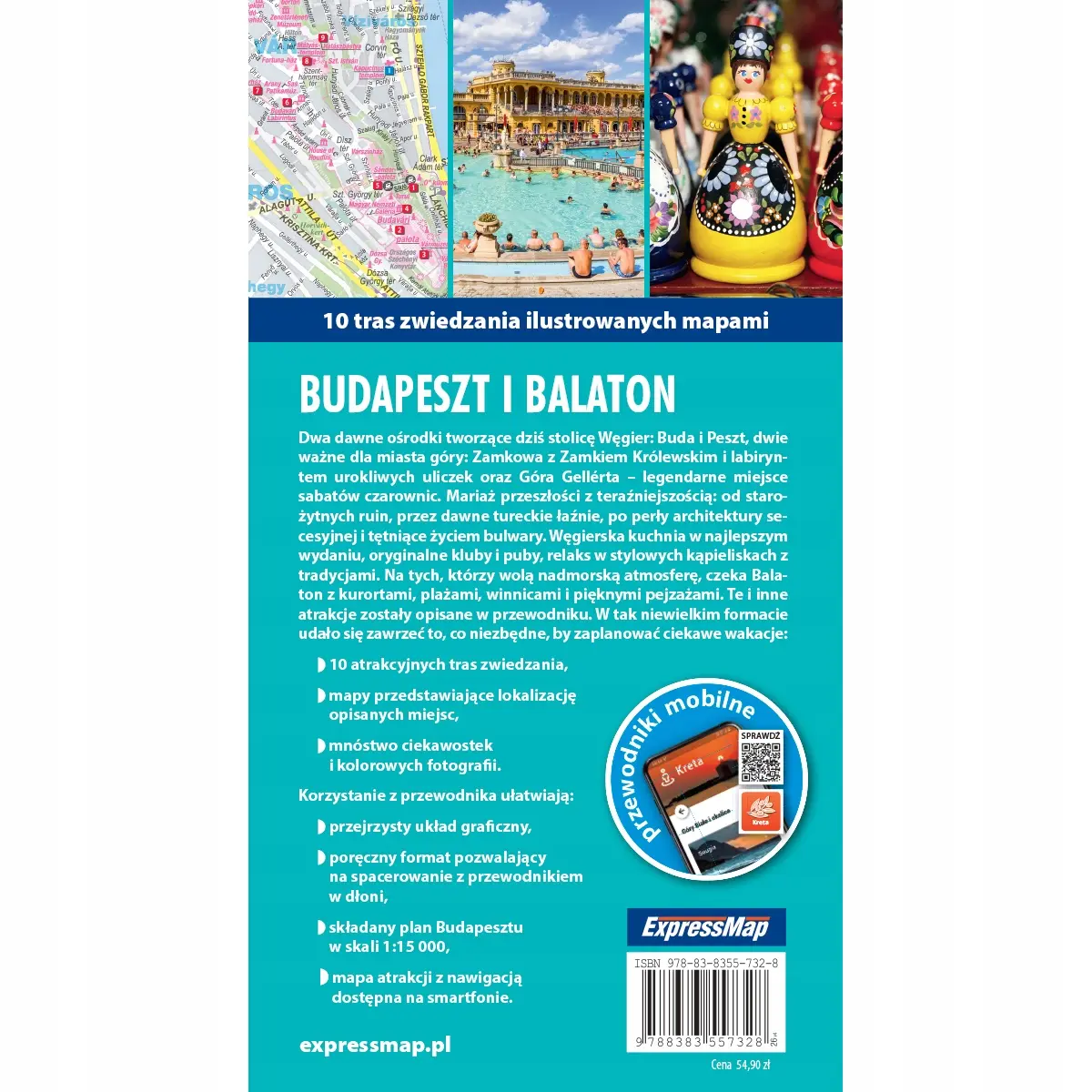 Budapeszt i Balaton light: przewodnik + mapa - Książki