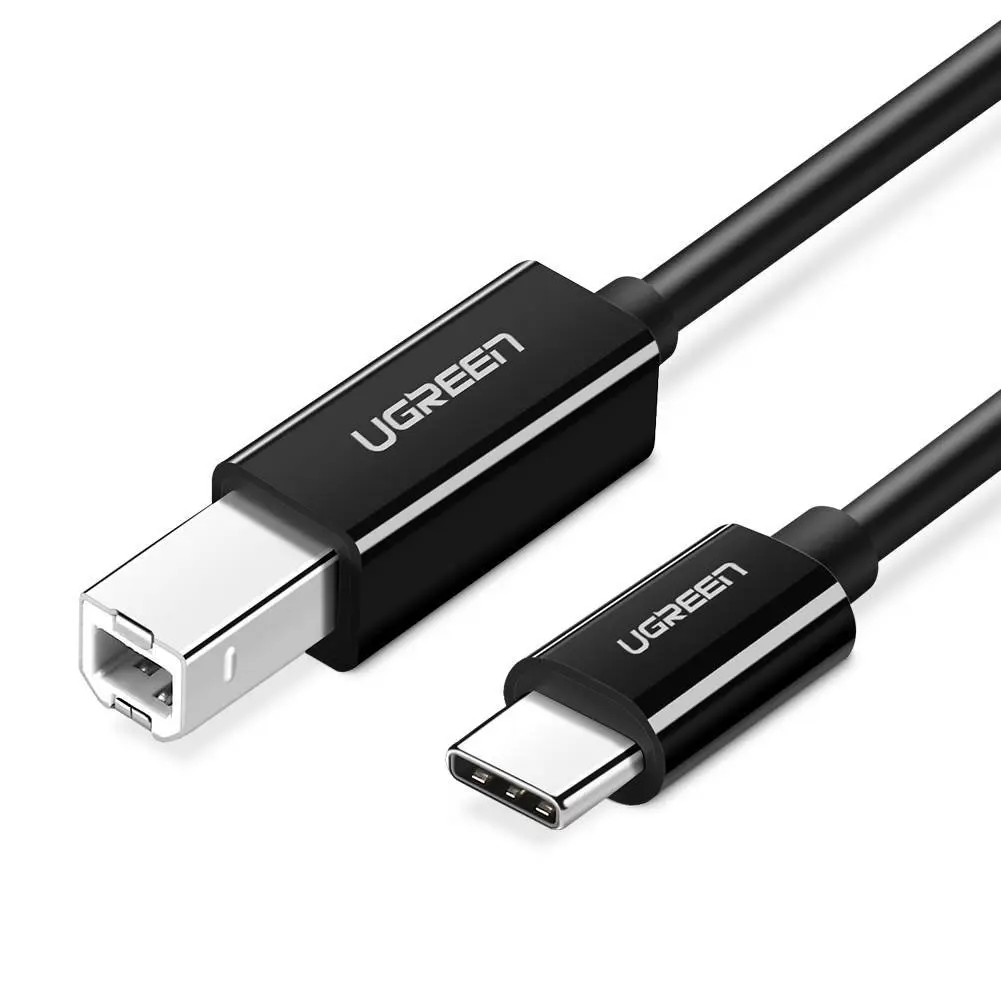 Kabel UGREEN USB-C-USB-B 2m USB 2.0 (czarny) - Elektronika i akcesoria
