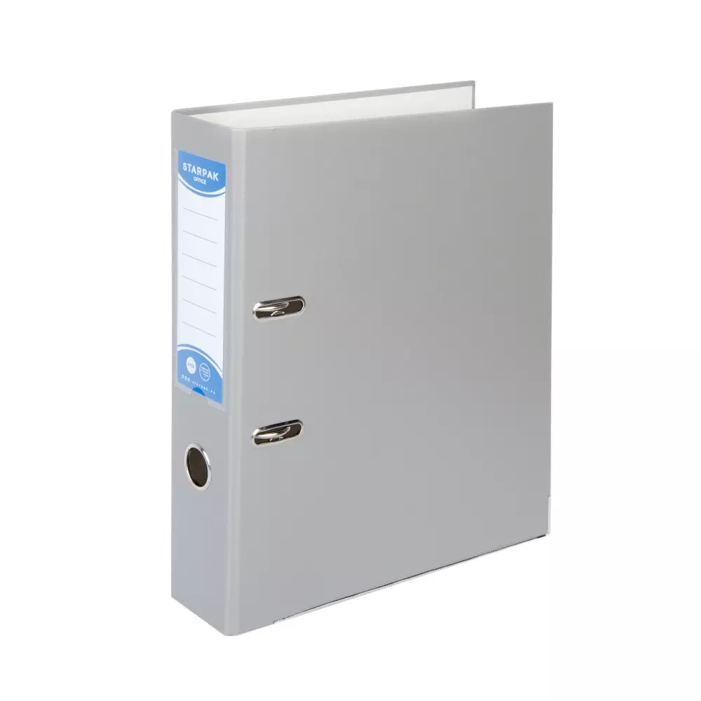 Segregator A4/75 Okuty Szary Starpak 466500 - Papiernicze i szkolne