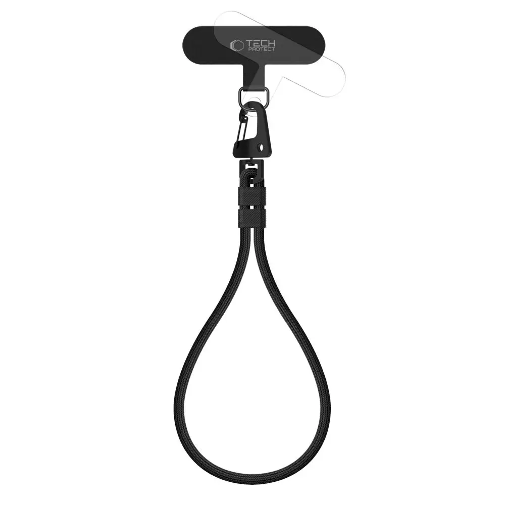Tech-Protect C8S Rope Wrist Strap Black - Elektronika i akcesoria