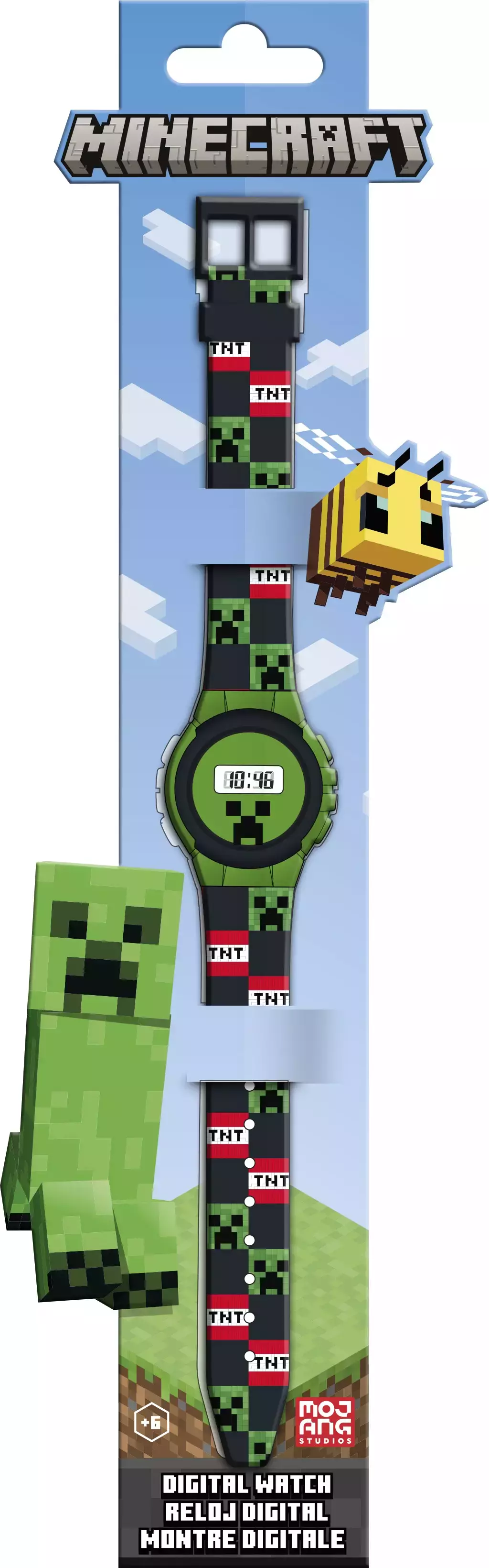 Zegarek cyfrowy Minecraft KE02 ECO MIN4223 - Zabawki
