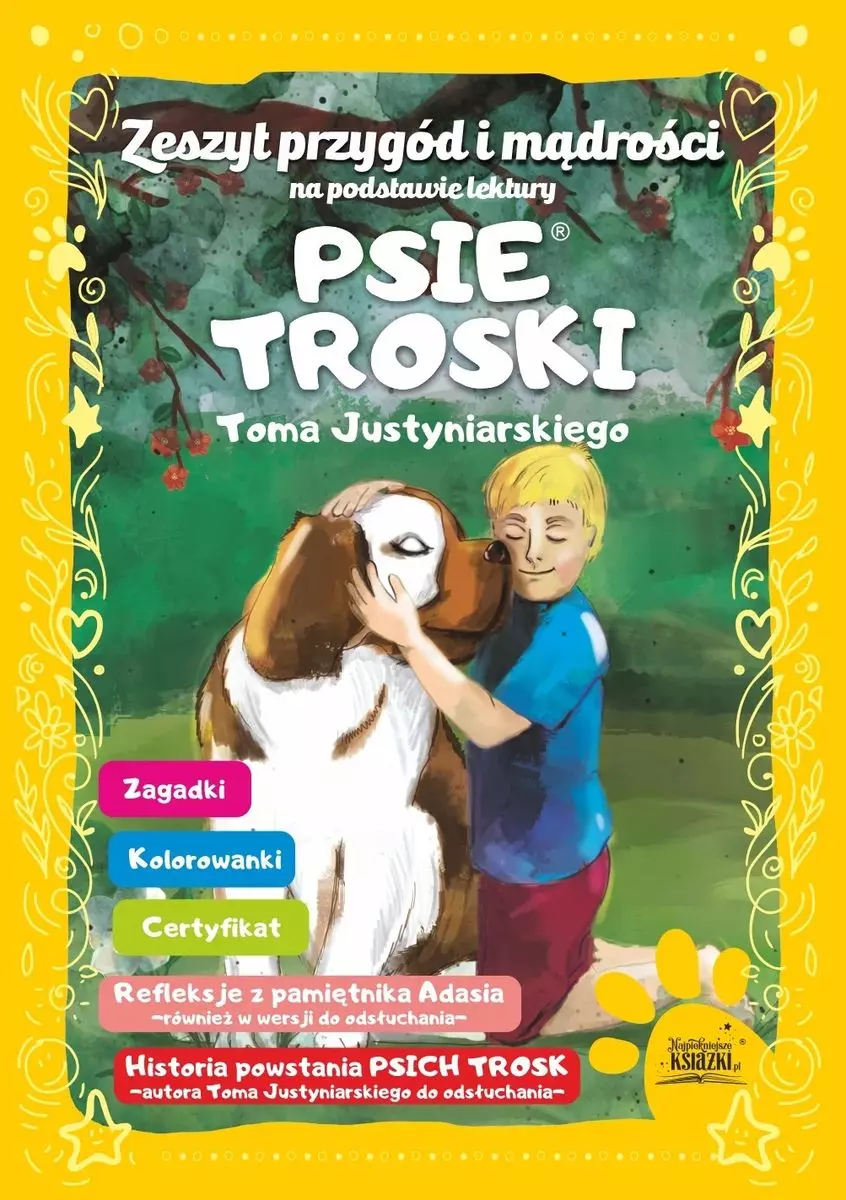 Zeszyt Przygód i mądrości na podstawie lektury PSIE TROSKI - Książki