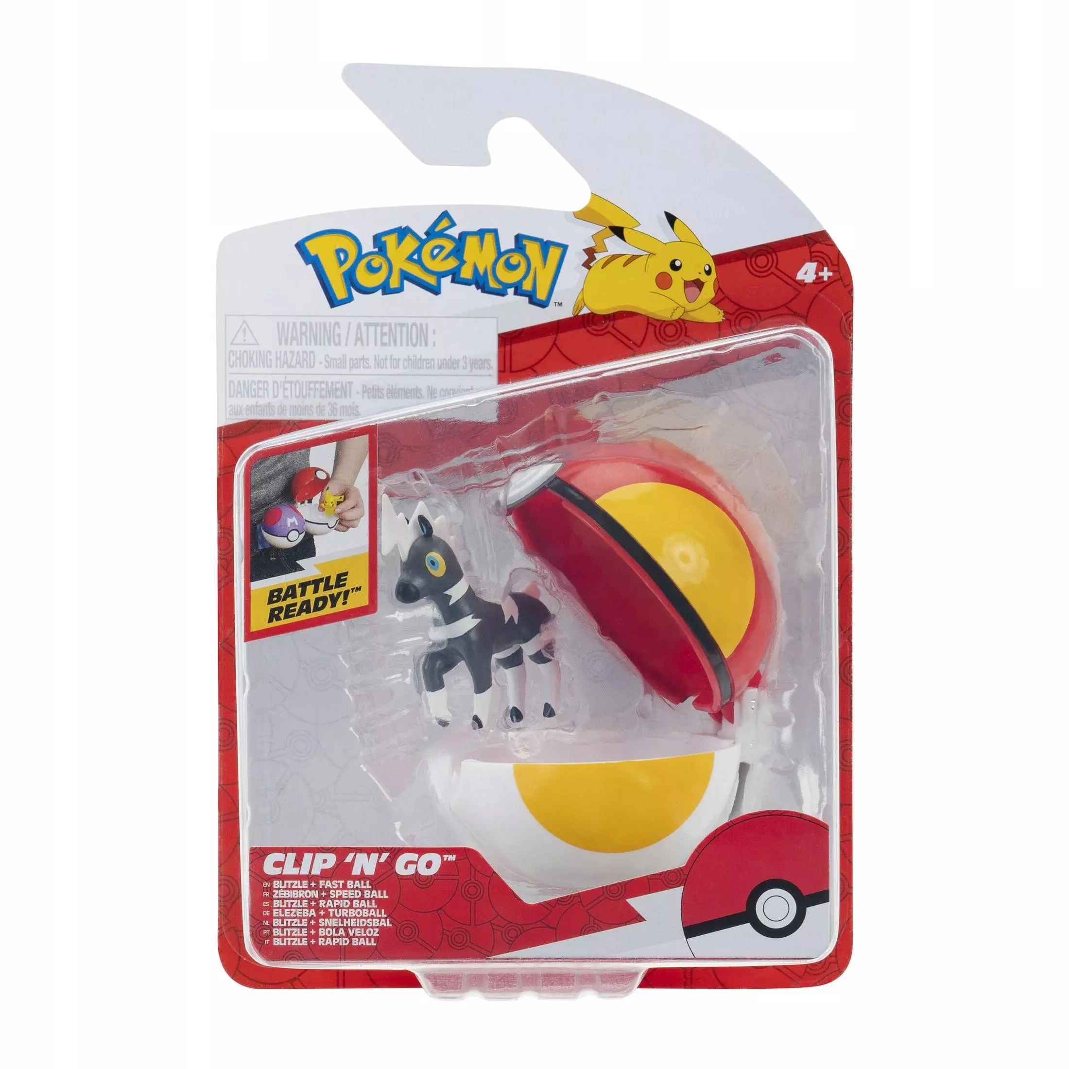 JAS POKEMON CLIPNGO FIGURKA BLITZLE - Zabawki