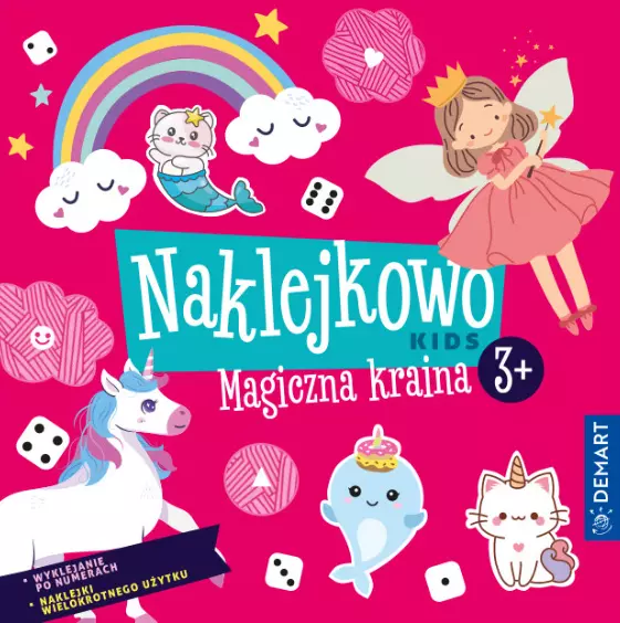 Naklejkowo Kids 3+. Magiczna kraina - Książki