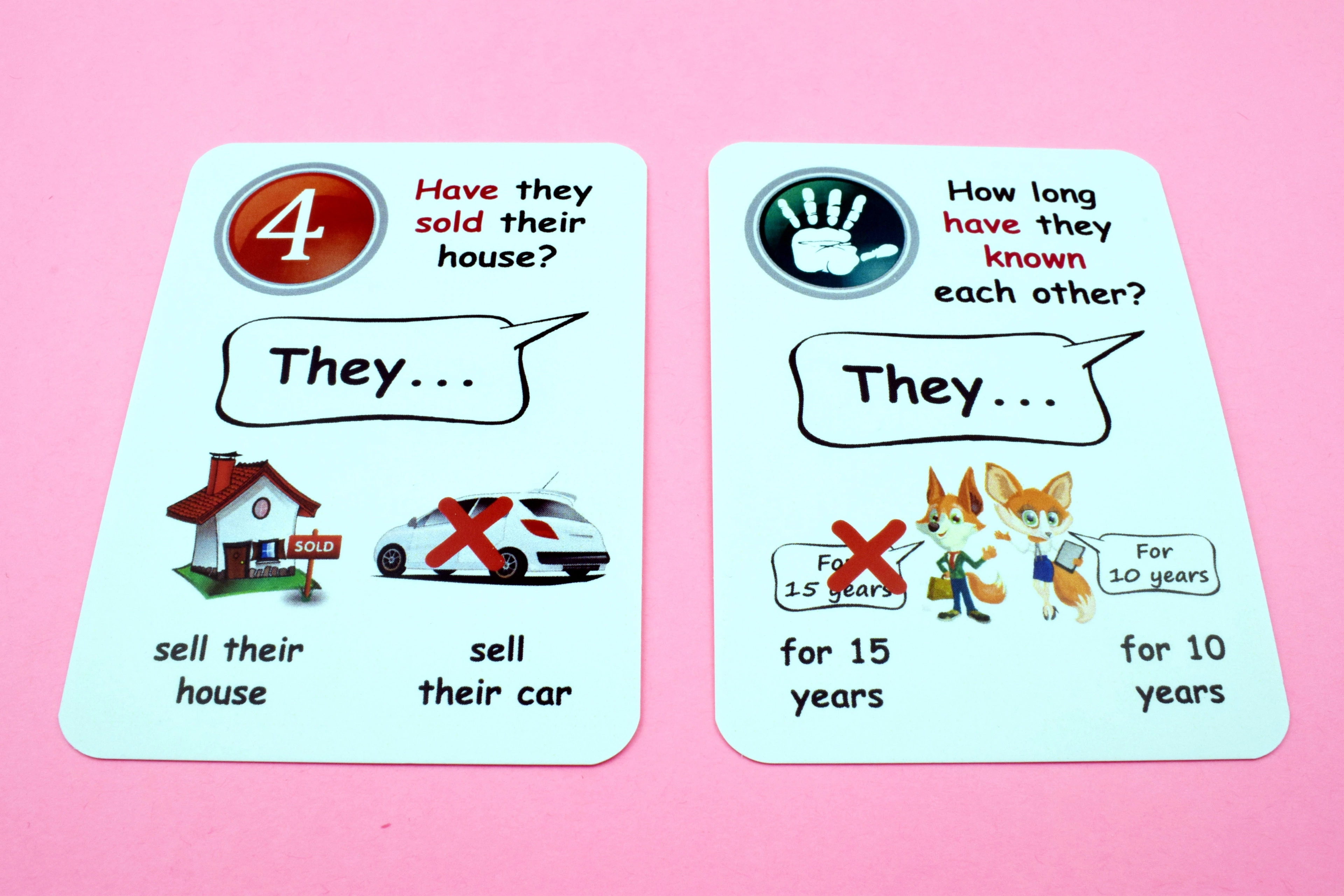 Fun Card English. Present Perfect - Gry