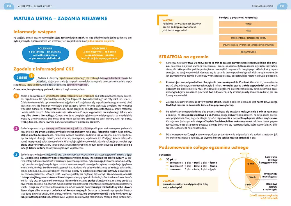 Matura. Język polski. Egzamin ustny - Książki