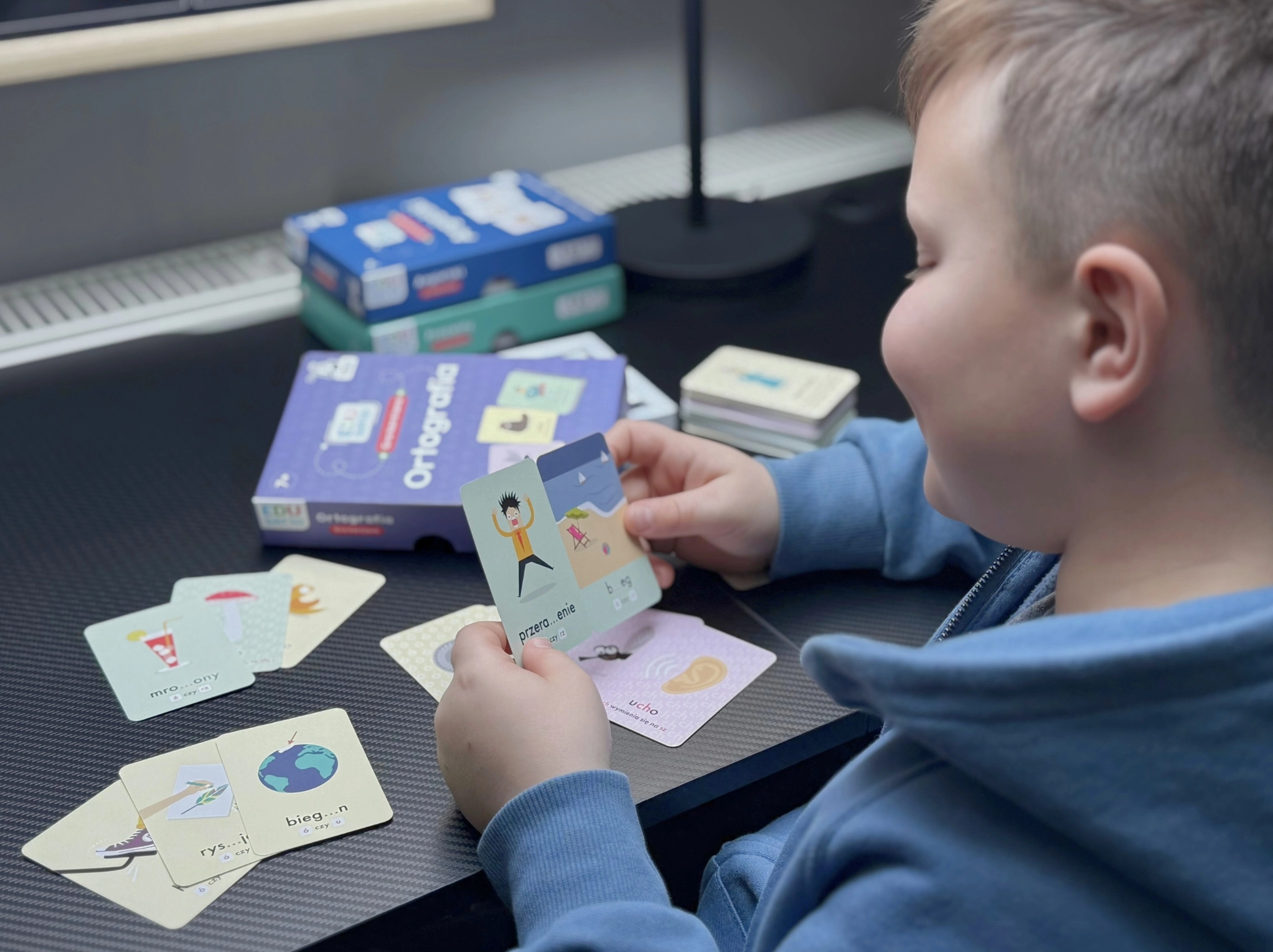 EDUseria. Ortografia. Gra karciana. Kapitan Nauka - Książki
