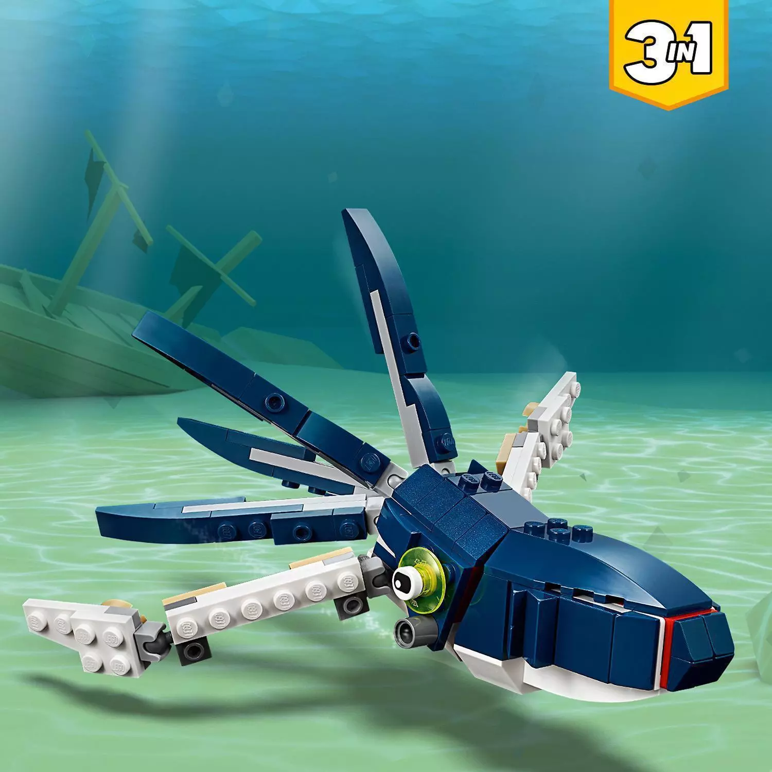 LEGO Creator 3 w 1 Morskie stworzenia 31088 - Zabawki
