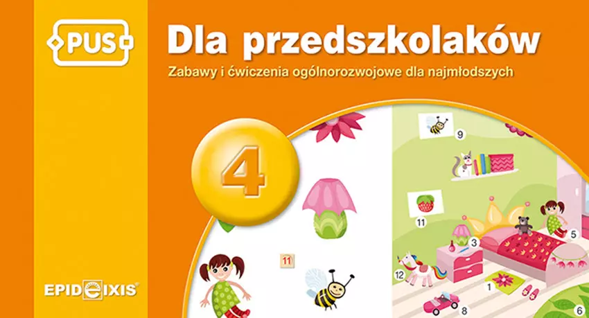 PUS. Dla przedszkolaków. Część 4. Zabawy i ćwiczenia dla najmłodszych - Książki