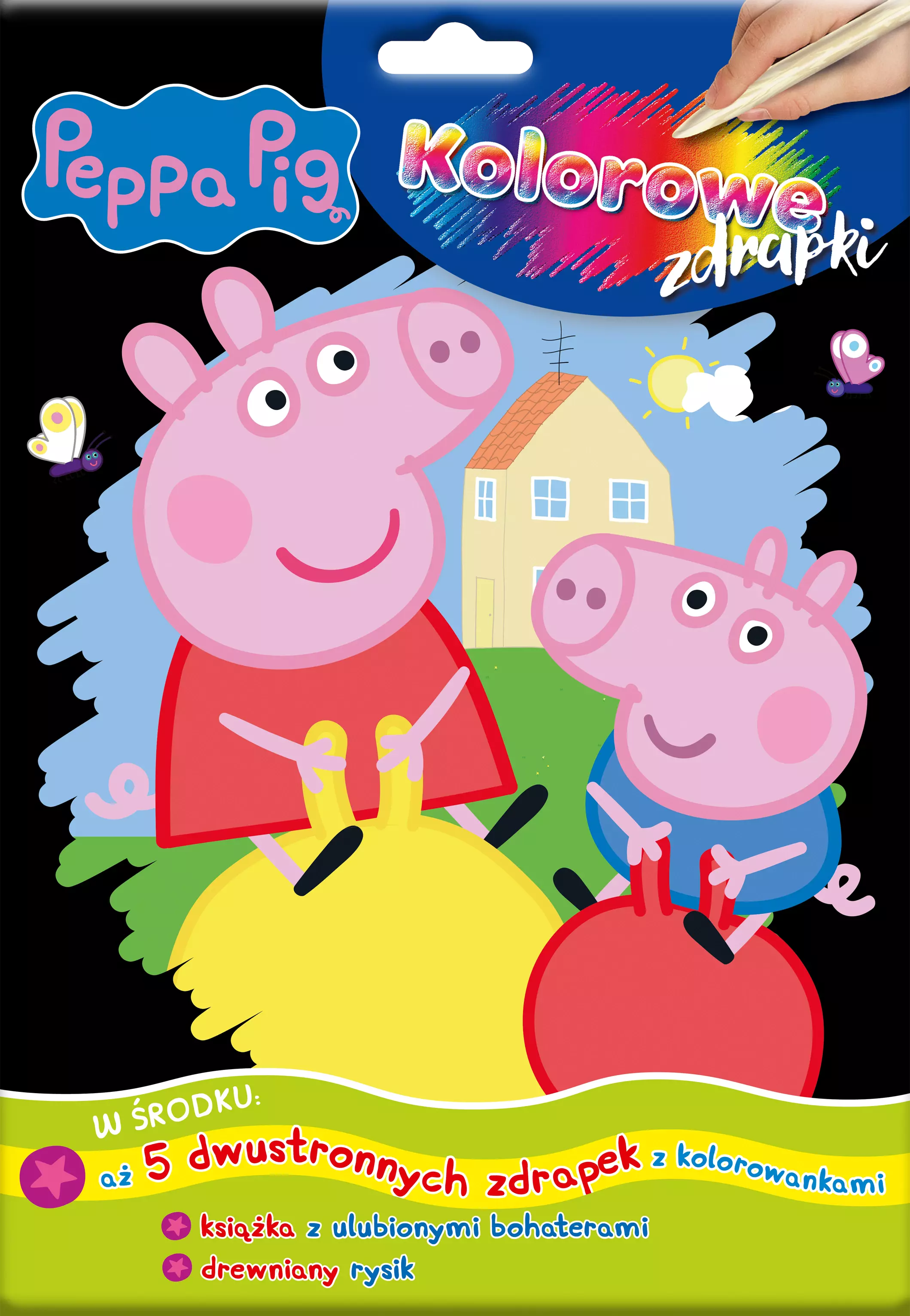 Świnka Peppa. Kolorowe zdrapki - Książki