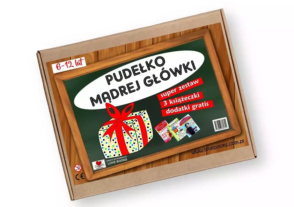 Pudełko mądrej główki 6-12 lat - Książki