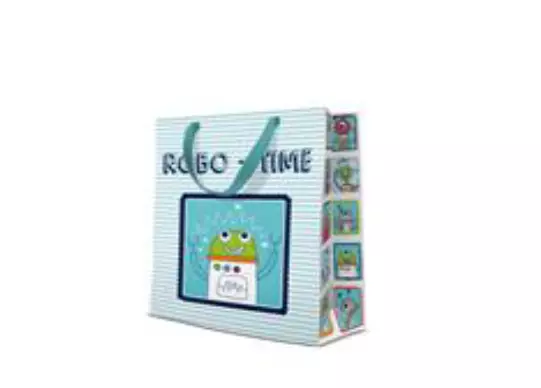 Torebka prezentowa Robot, średnia - Papiernicze i szkolne