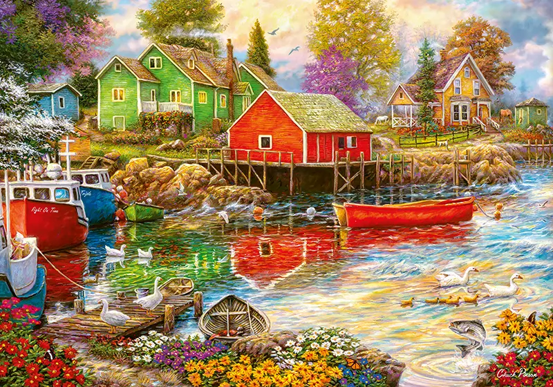 Puzzle 2000 elementów. Cicha zatoczka 50088 - Puzzle