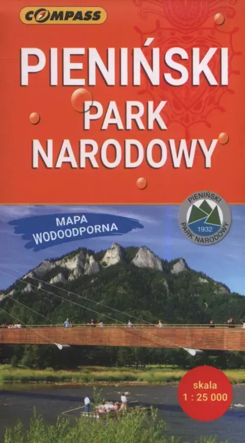 Pieniński Park Narodowy. Laminowana mapa, 1:25 000 - Książki