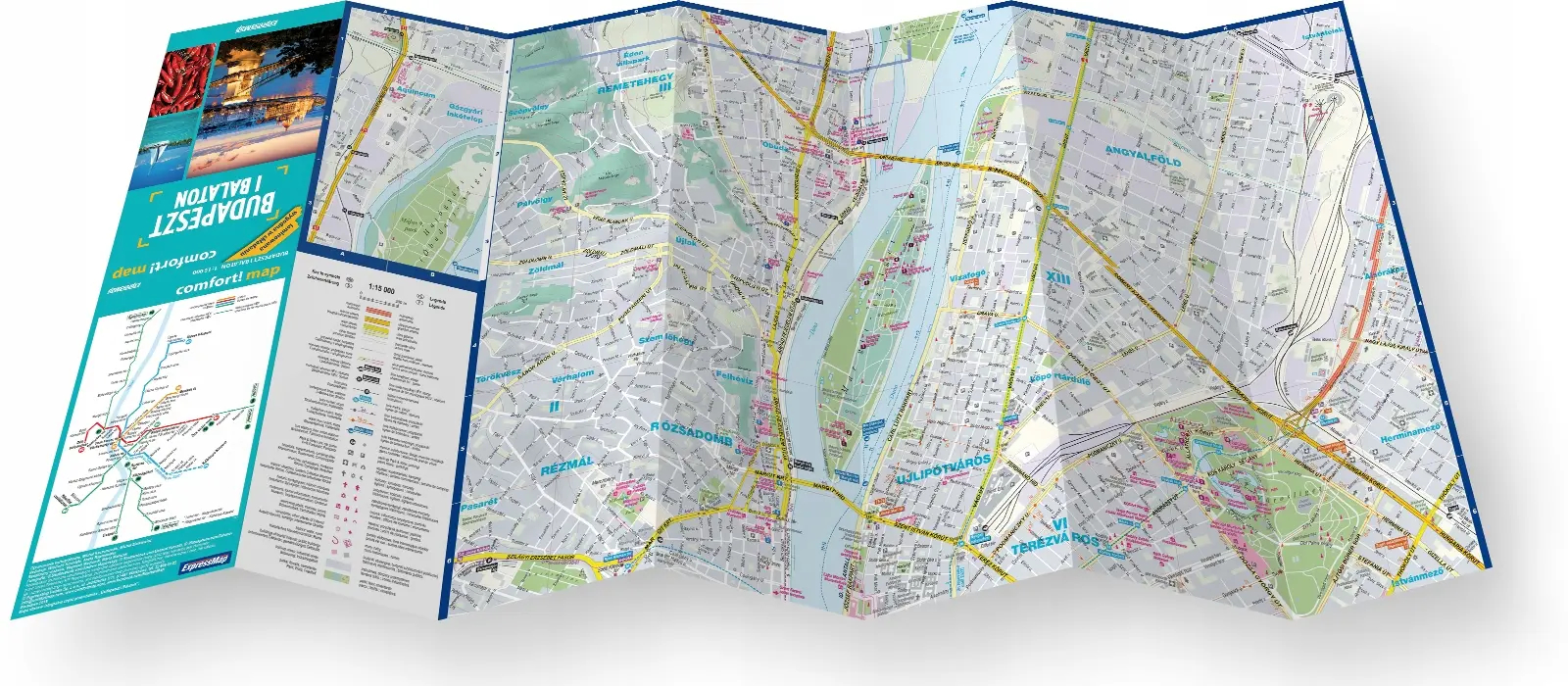 Budapeszt i Balaton light: przewodnik + mapa - Książki