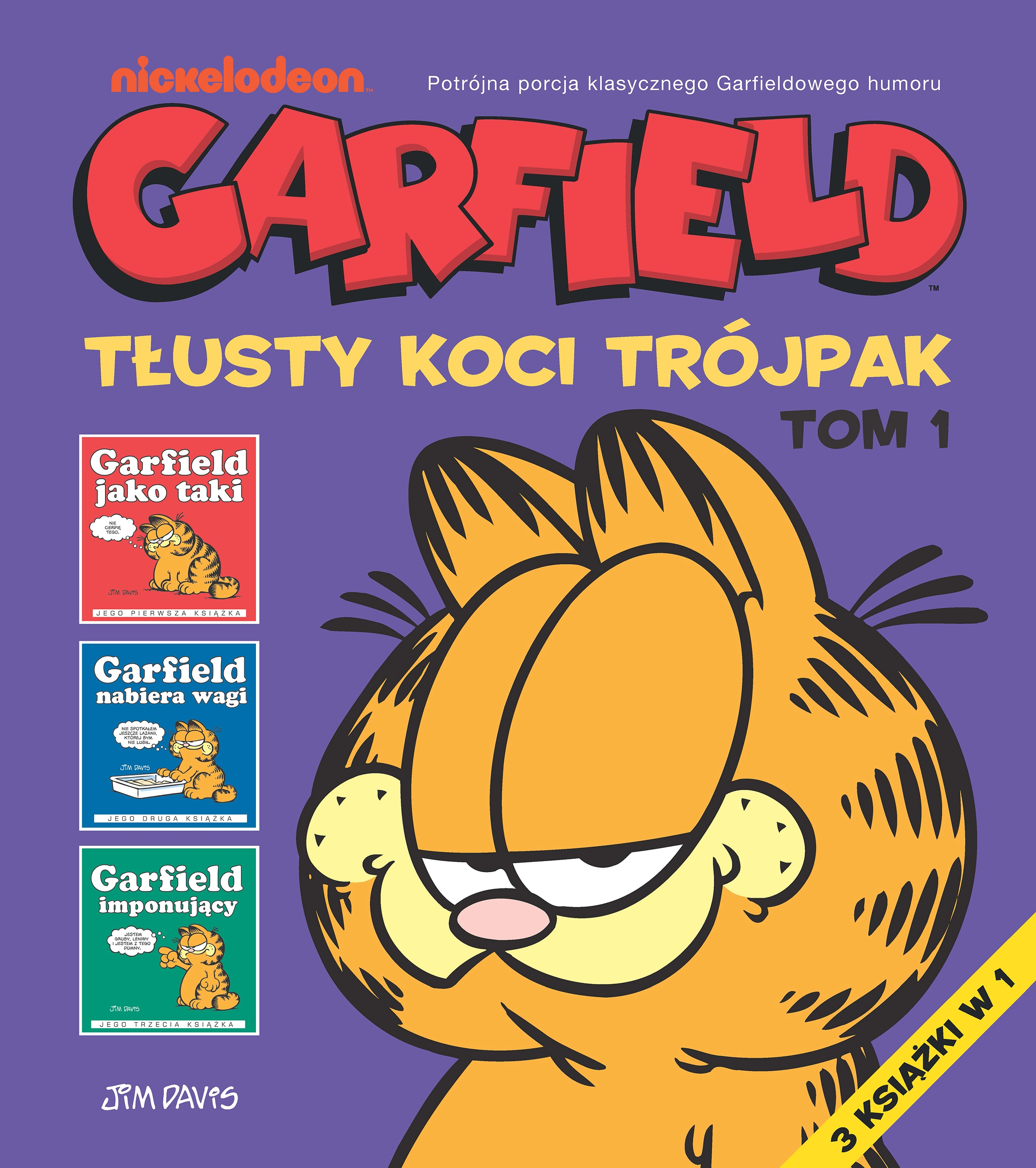 Garfield. Tłusty koci trójpak. Tom 1 - Książki