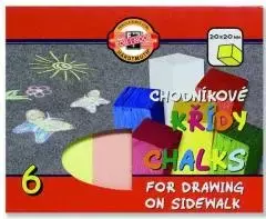 Kreda chodnikowa 6 kolorów - Papiernicze i szkolne