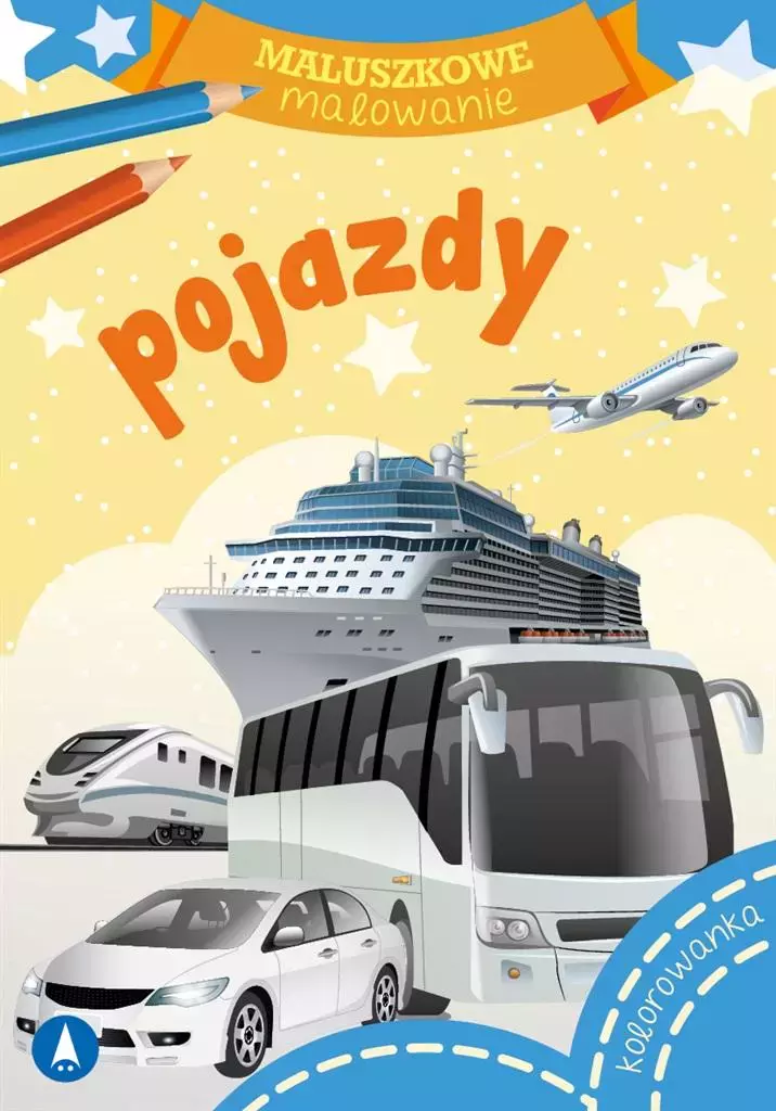 Maluszkowe malowanie. Pojazdy - Książki