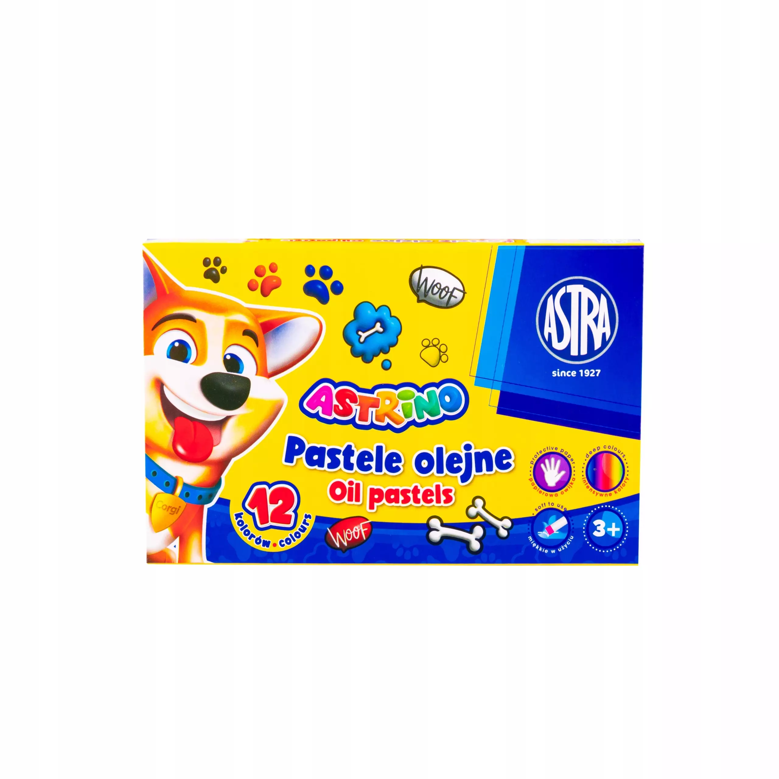 Pastele olejne 12 kolorów Astrino - Papiernicze i szkolne