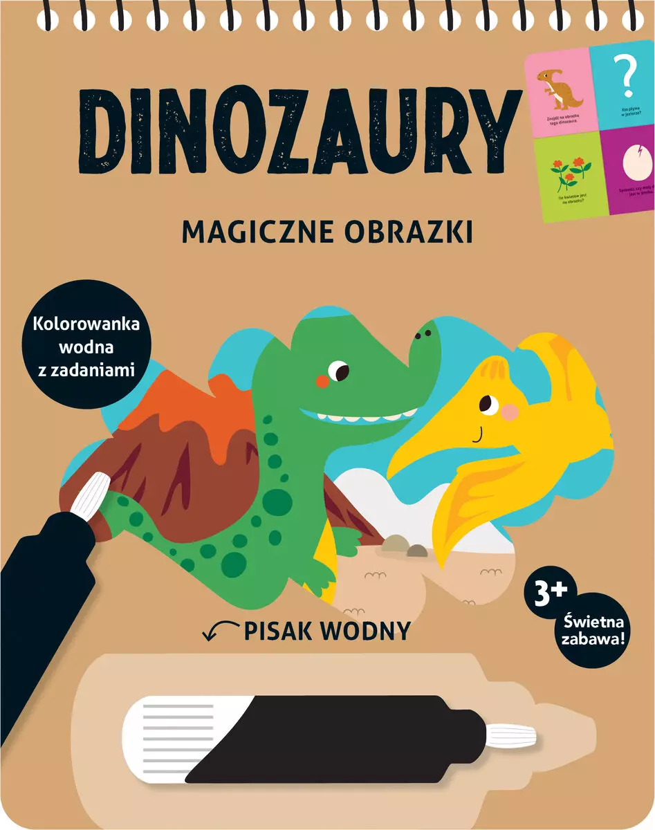 Magiczne obrazki. Dinozaury - Książki