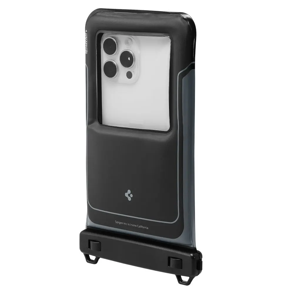 Spigen A611P Universal Waterproof Floating Case 2-Pack Matte Black - Elektronika i akcesoria