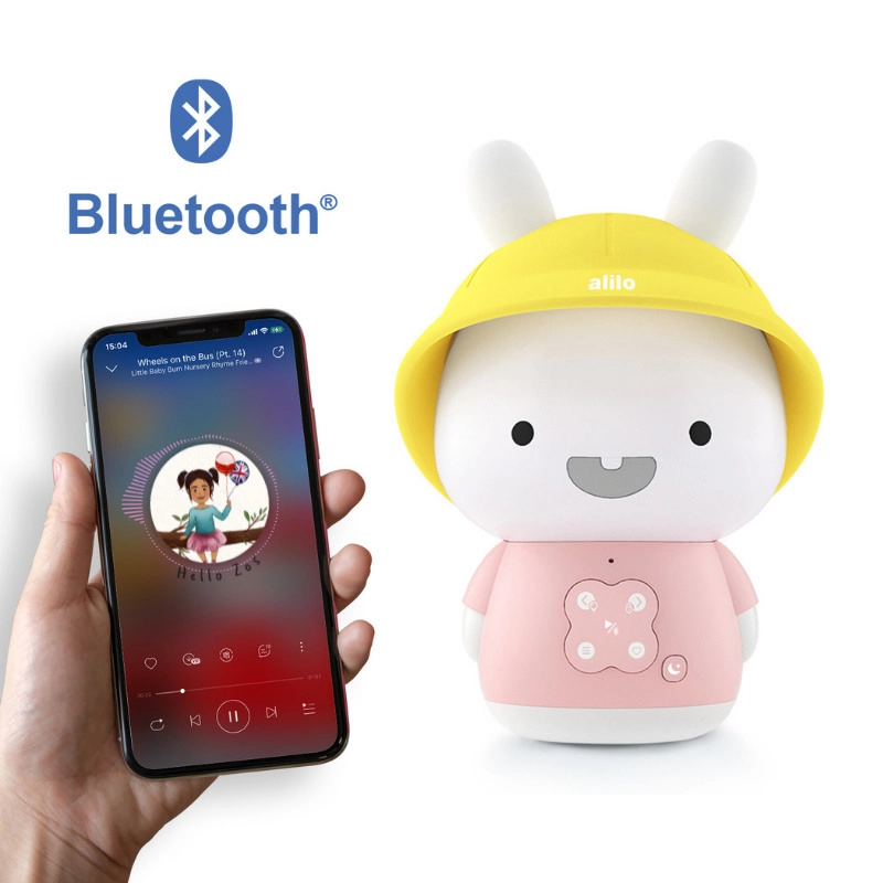 Króliczek Alilo Baby Bunny G9S+, różowy - Zabawki