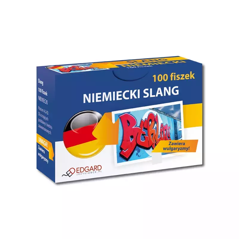 Niemiecki. 100 Fiszek. Slang - Książki