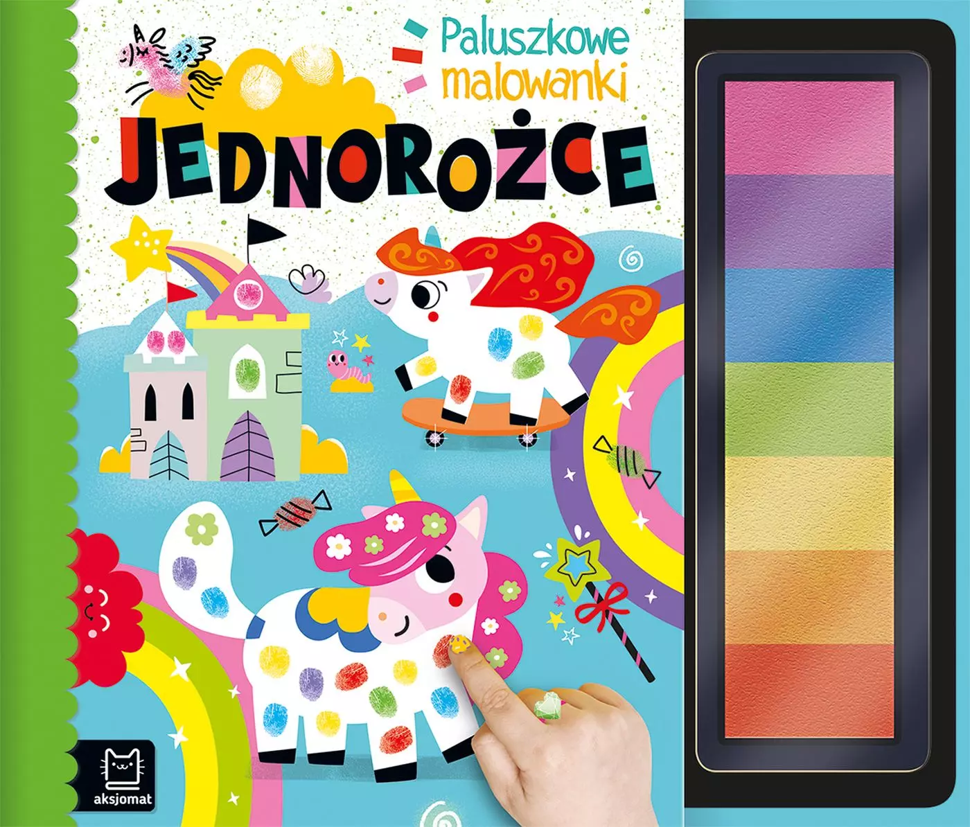 Paluszkowe malowanki. Jednorożce - Książki