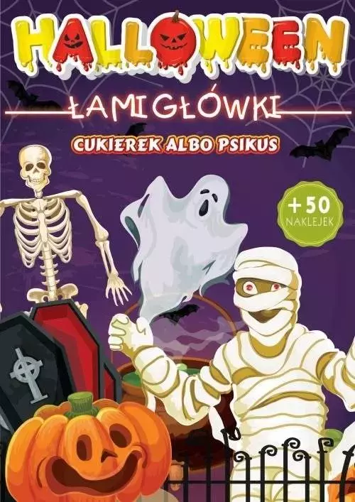 Halloween. Cukierek albo psikus. Łamigłówki - Książki