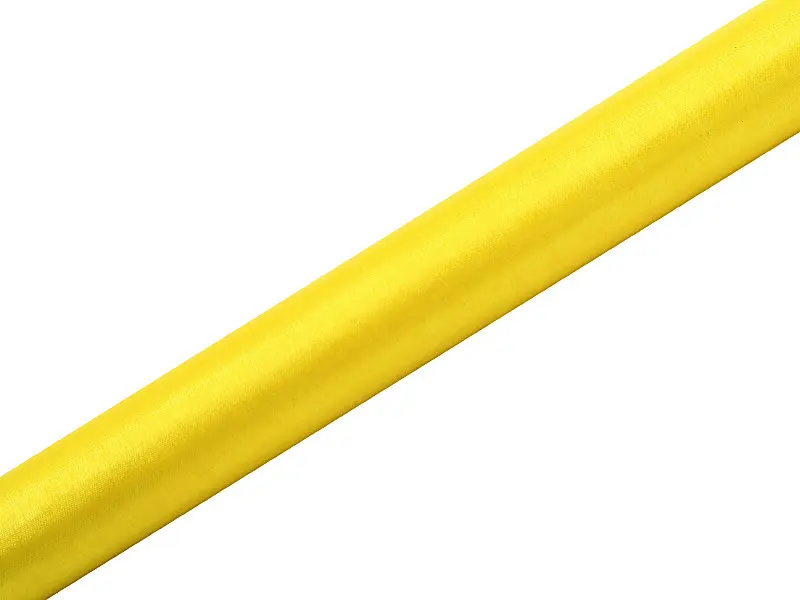 Organza Gładka, żółty, 0,36 x 9m (1 szt. / 9 mb.) - Impreza