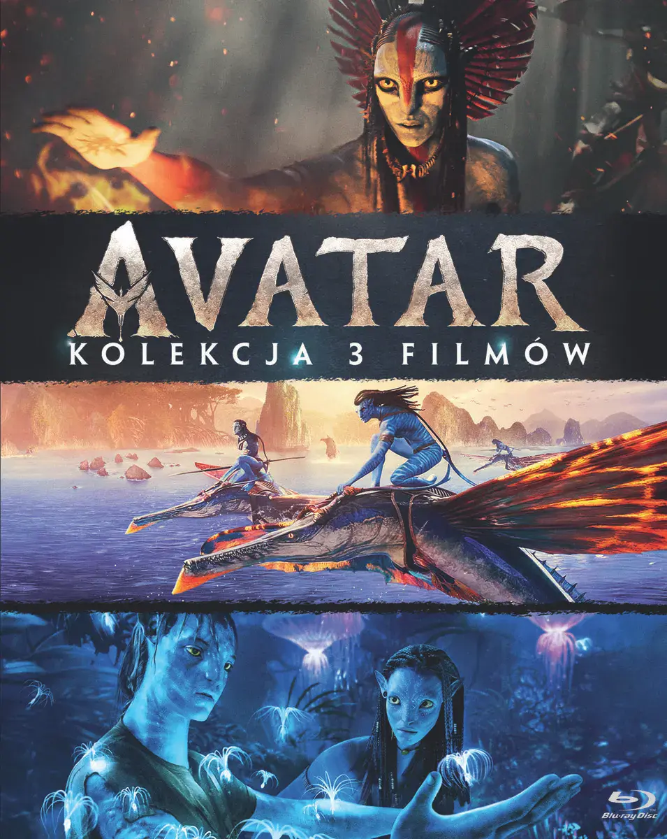 Avatar 1-3 pakiet. 3 płyty Blu-ray - Filmy