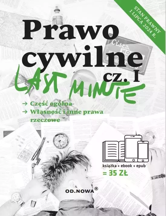 Last Minute prawo cywilne cz.1 - Książki