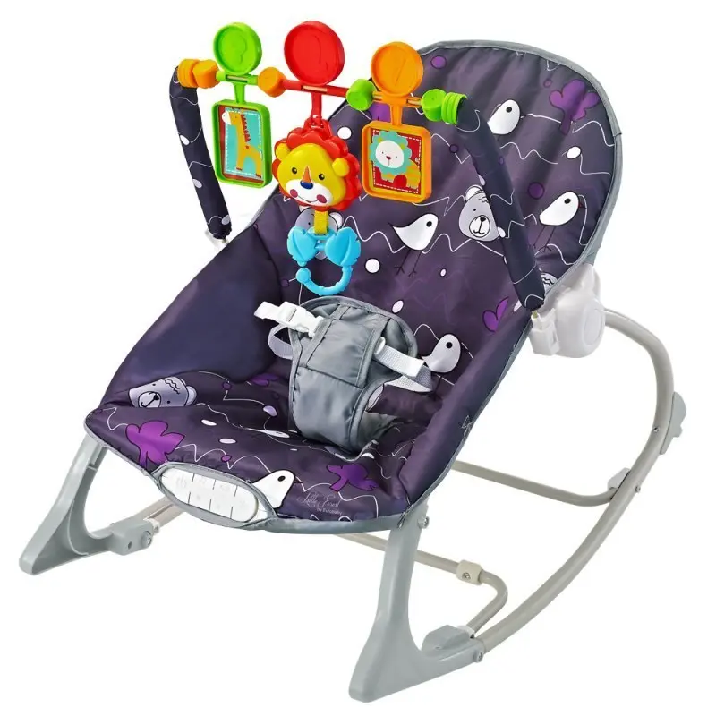 Leżaczek little forest purple - Mama i dziecko