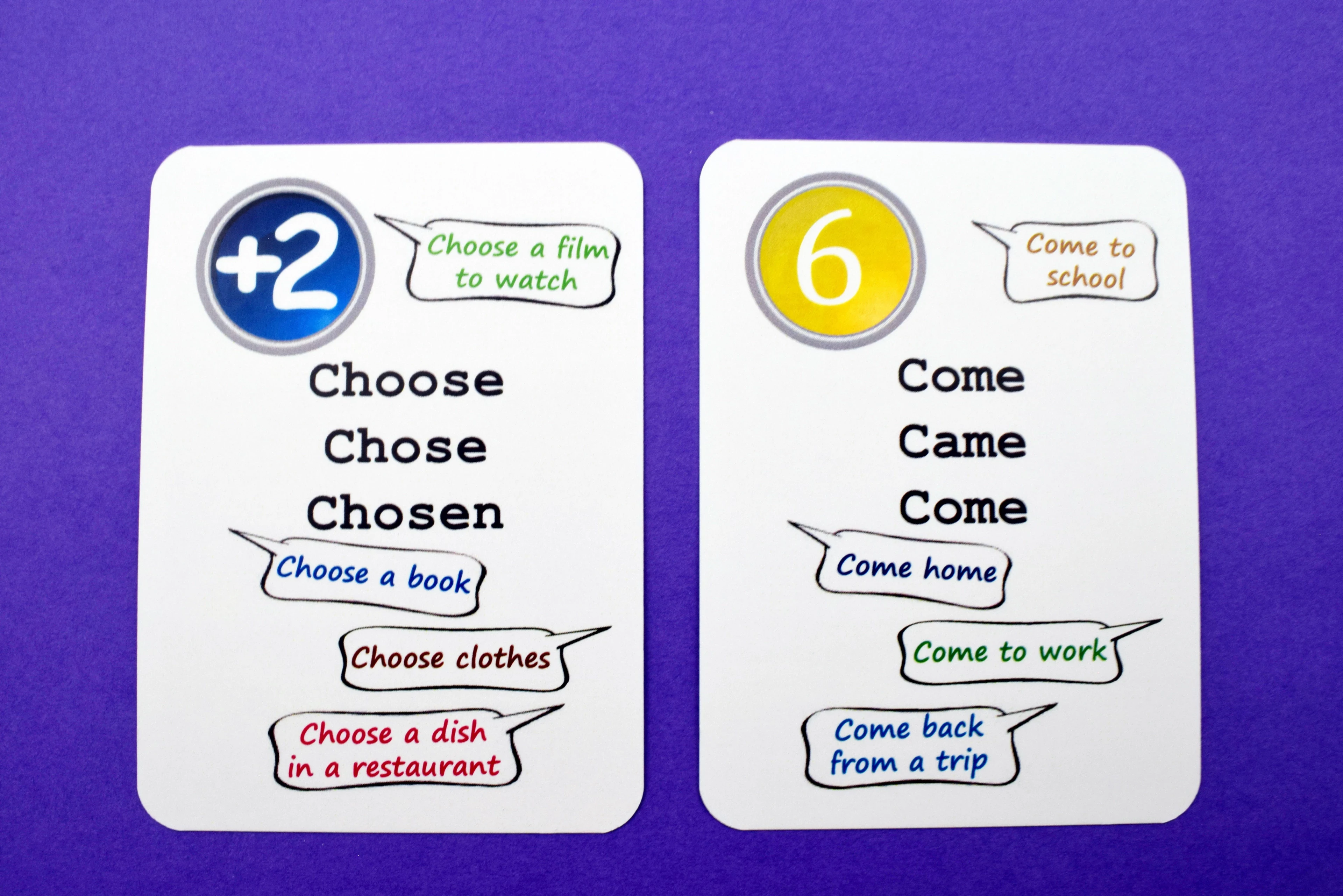 Fun Card English. Irregular Verbs - Gry