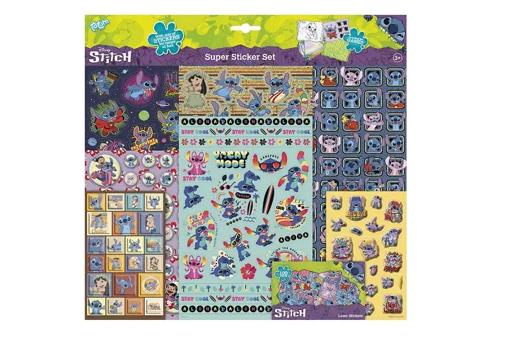 CCG super set naklejki Stitch 8ark 00062 - Zabawki