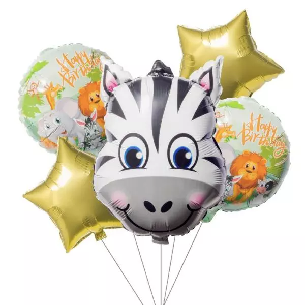 Zestaw balonów foliowych z Zebra BCF-697 - Książki