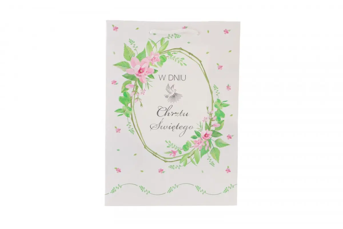 Torba prezentowa torebka chrzest boho Merigraf (T5) - Papiernicze i szkolne