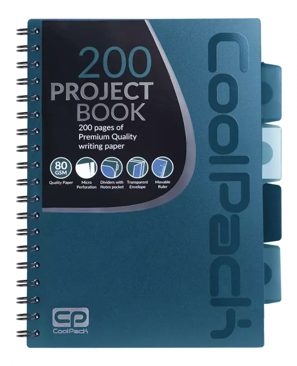 Kołobrulion B5. CoolPack, niebieski - Papiernicze i szkolne