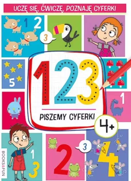 123. Piszemy cyferki 4+ - Książki