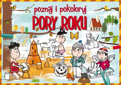 Poznaj i pokoloruj. Pory roku - Książki