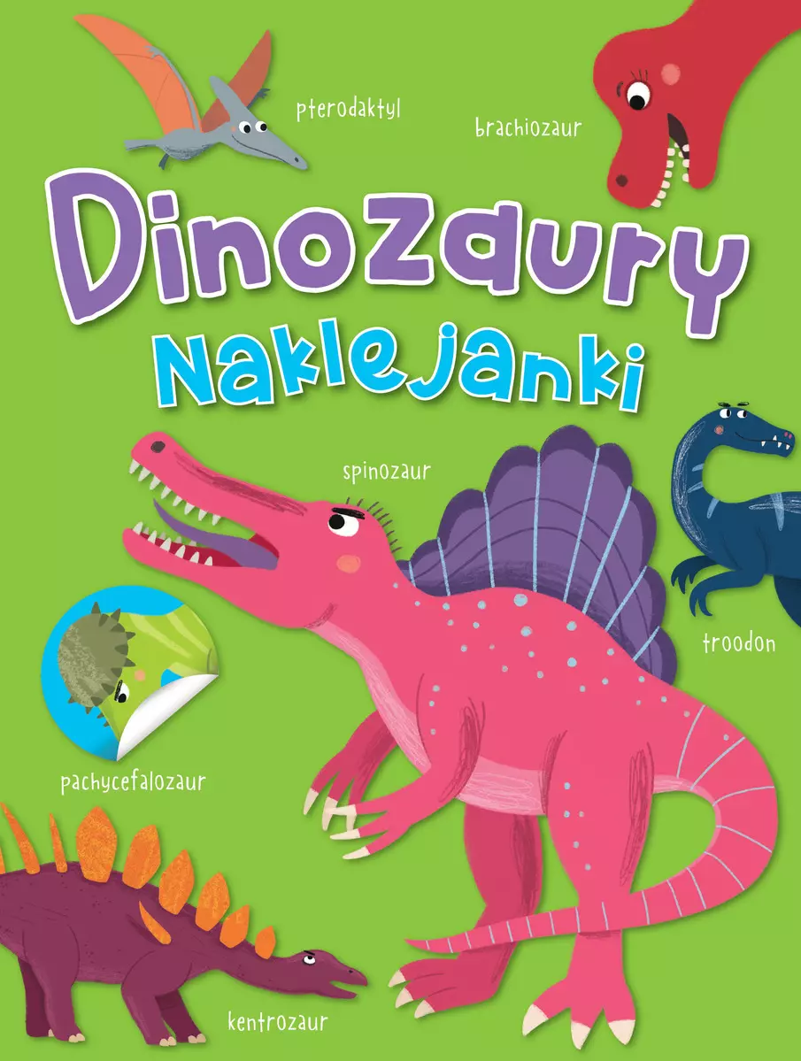 Dinozaury. Naklejanki - Książki
