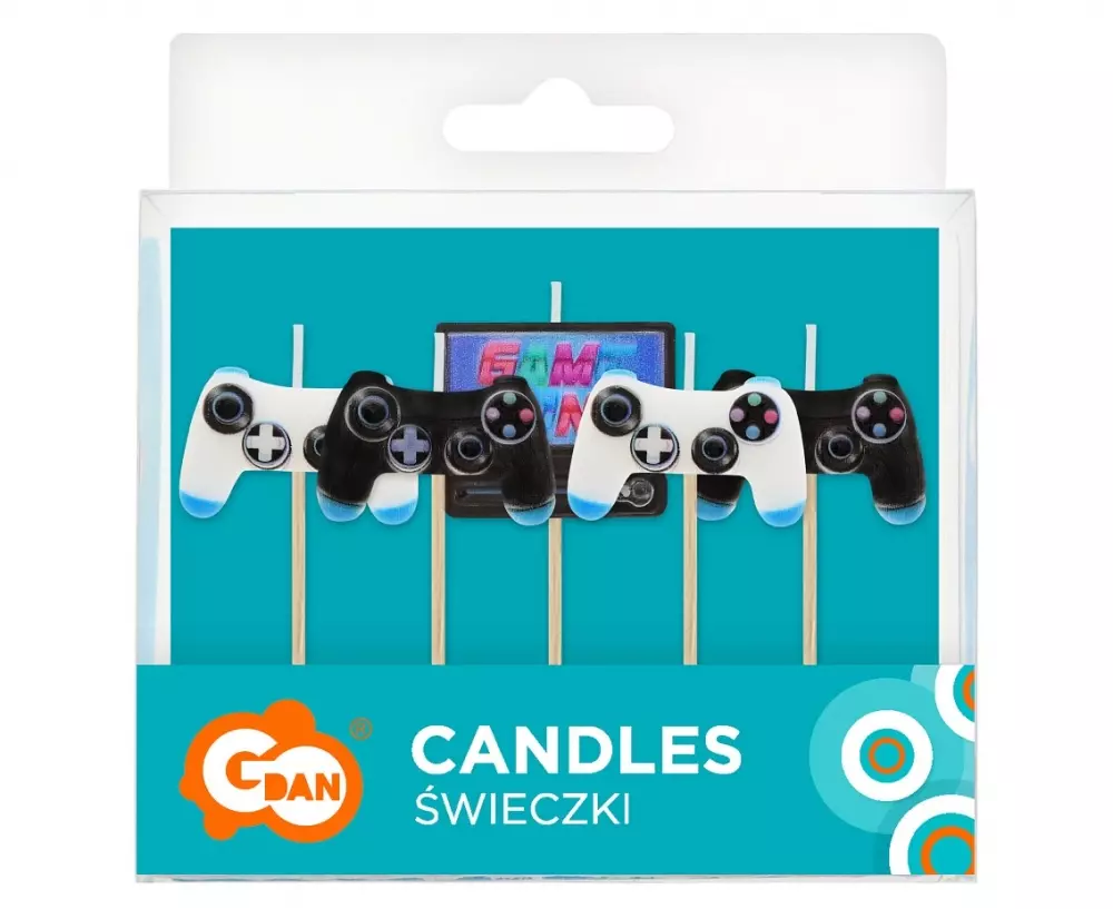 Świeczki Pikery Game Go opakowanie 5 sztuk Wb - Papiernicze i szkolne