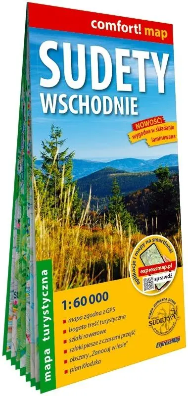 Comfort! map Sudety Wschodnie 1:60 000 laminowana - Książki