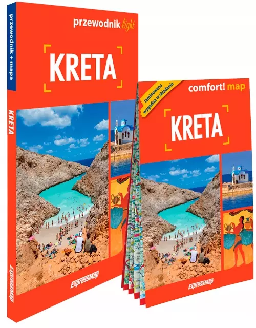 Kreta light: przewodnik + mapa - Książki