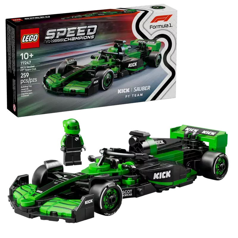 LEGO Speed Champions Bolid F1® KICK Sauber Team C44 77247 - Zabawki