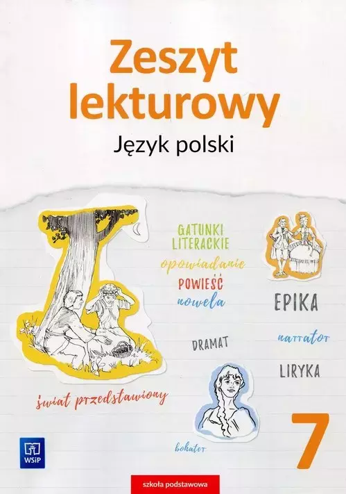 Język polski. Zeszyt lekturowy. Zeszyt ćwiczeń. Klasa 7 - Książki