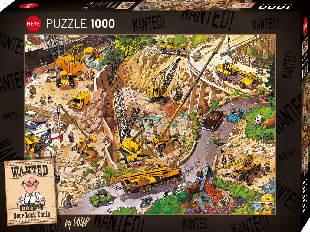 Puzzle 1000 elementów. Wanted! Tonio, Loup - Puzzle