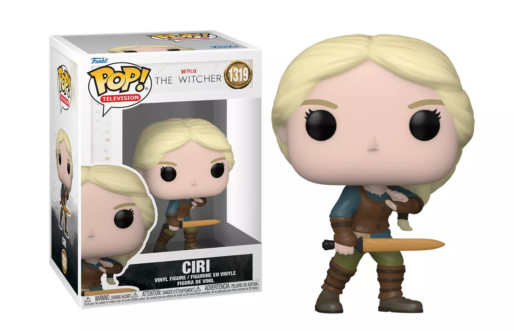 FUNKO POP FIGURKA The Witcher Wiedźmin Ciri 1319 67423 - Zabawki