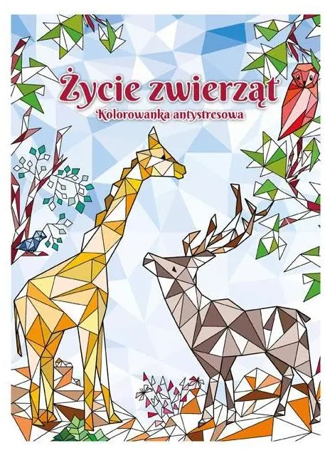 Kolorowanka antystresowa 210x290mm 32str. Życie zwierząt, MFP - Książki
